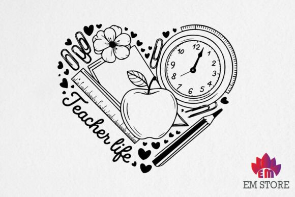 Download Floral Teacher Svg, Back to School SVG - Floral Collection