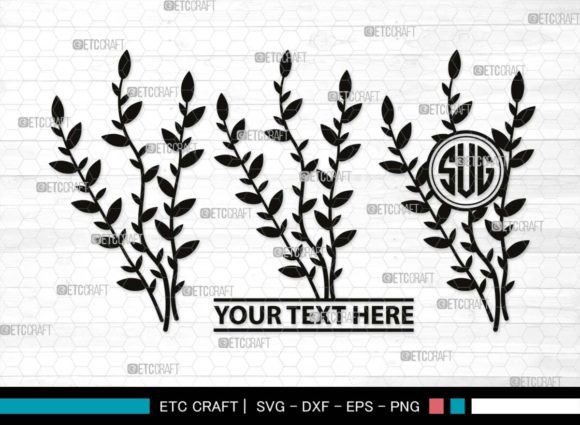 Download Pussy Willow Monogram, Spring Nature Svg - Premium Resources