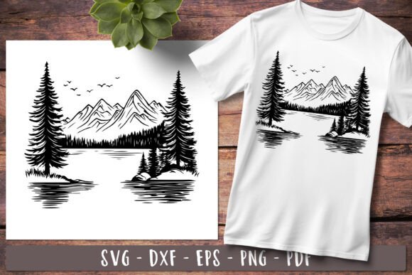 Download Mountain Lake Svg | Lake Life Nature Svg - Nature svg Collection