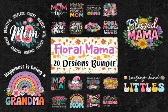 Download Floral Mama SVG Bundle - Floral Collection